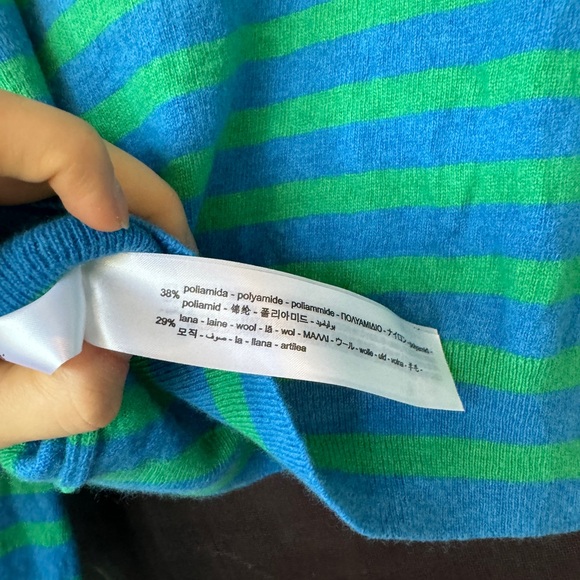 Zara Striped Wool Sweater - Picture 4 of 5